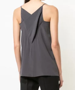 Rick Owens Top En Soie à Design Drapé BLUJAY -Rick Owens Soldes 13557172 16822928 600