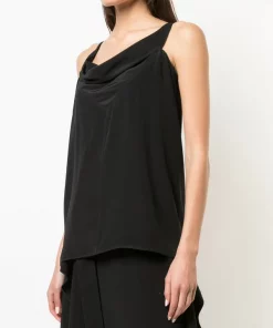 Rick Owens Top En Soie à Design Drapé Femme -Rick Owens Soldes 13557173 16093498 600