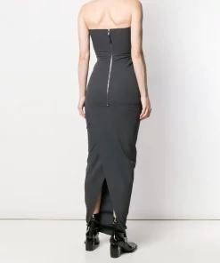 Rick Owens 36 BLUJAY Robe-bustier Longue Ajustée Femme -Rick Owens Soldes 13787682 17175771 600