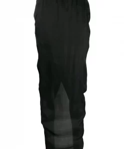 Rick Owens Jupe Longue Drapée BLACK