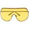 Rick Owens Lunettes De Soleil Ros Mask BLACK/YELLOW 2 Rick Owens Lunettes De Soleil Ros Mask BLACK/YELLOW -Rick Owens Soldes 14082709 18538383 600