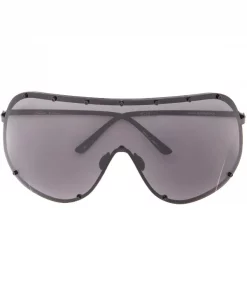 Rick Owens 0909 BLACK/BLACK Lunettes De Soleil Larry Shield Femme