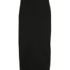 Rick Owens BLACK Jupe Longue Larry à Fente Arrière Femme 2 Rick Owens BLACK Jupe Longue Larry à Fente Arrière Femme -Rick Owens Soldes 14122075 18834580 600