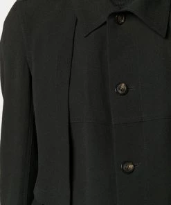 Rick Owens Manteau à Taille Ceinturée Femme -Rick Owens Soldes 14171261 20023874 600