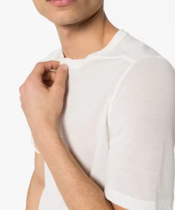 Rick Owens 110 CHALK WHITE T-shirt à Design Long Homme -Rick Owens Soldes 14184045 24600398 600