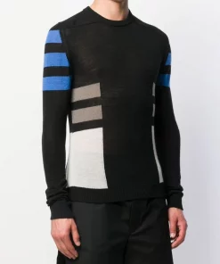 Rick Owens Pull Ajusté Classique 96348 BLACK/BLUE/DUST/PEARL 11 Rick Owens Pull Ajusté Classique 96348 BLACK/BLUE/DUST/PEARL -Rick Owens Soldes 14206273 20222328 600