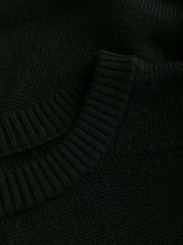 Rick Owens Pull Ajusté Classique 96348 BLACK/BLUE/DUST/PEARL 9 Rick Owens Pull Ajusté Classique 96348 BLACK/BLUE/DUST/PEARL – Image 7