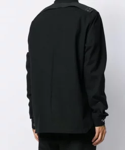 Rick Owens Chemise à Patch Logo Homme -Rick Owens Soldes 14229610 20473771 600