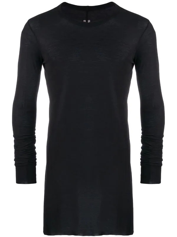 Rick Owens Pull Long Ajusté Homme 2 Rick Owens Pull Long Ajusté Homme