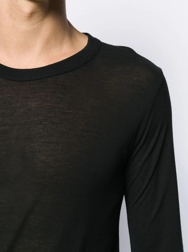 Rick Owens Pull Long Ajusté Homme 6 Rick Owens Pull Long Ajusté Homme – Image 5