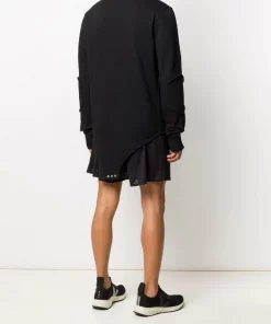 09 BLACK Sweat à Logo Brodé Rick Owens X Champion Homme -Rick Owens Soldes 14354730 25710853 600