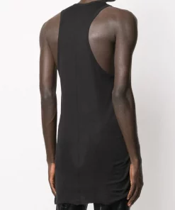 Rick Owens Débardeur Slim Long 09 BLACK -Rick Owens Soldes 14785616 23704996 600