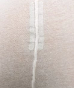 Rick Owens T-shirt Long à Manches Courtes 110 CHALK WHITE -Rick Owens Soldes 14813535 23922972 600