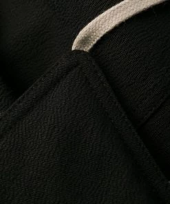 Rick Owens 09 BLACK Robe Ajustée à Dos Nu Femme -Rick Owens Soldes 14827601 24581708 600