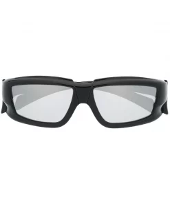 Rick Owens Lunettes De Soleil à Monture Carrée 0918 BLACK