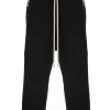 ( Nouvelle Collection ) Rick Owens 09BLACK Pantalon De Jogging Crop à Poches Zippées Homme -Rick Owens Soldes 14888170 24544689 600