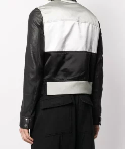 Rick Owens Veste Ajustée En Cuir 09102 BLACK AS SAMPLE -Rick Owens Soldes 14898141 24450455 600