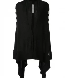 Rick Owens BLK DUST PEARL Veste à Détails Contrastants Femme