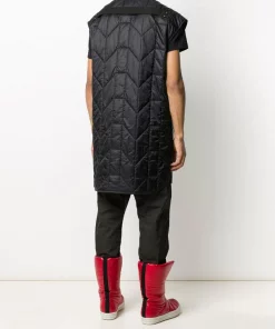 Rick Owens 09 BLACK Doudoune Longue Sans Manches Homme 10 Rick Owens 09 BLACK Doudoune Longue Sans Manches Homme -Rick Owens Soldes 14964675 25058287 600