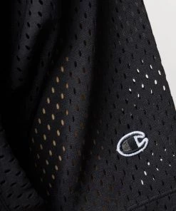 09 BLACK T-shirt Asymétrique Rick Owens X Champion Men Home -Rick Owens Soldes 15007242 24983816 600