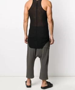 Rick Owens Débardeur à Coupe Longue 09 BLACK -Rick Owens Soldes 15046542 25259852 600