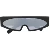 Rick Owens Lunettes De Soleil Tecuatl à Verres Teintés 0918 BLACK SILVER -Rick Owens Soldes 15267256 26600430 600