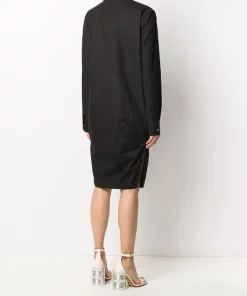 Rick Owens Robe-chemise à Boutons Pression Femme 12 Rick Owens Robe-chemise à Boutons Pression Femme -Rick Owens Soldes 15378244 27214300 600
