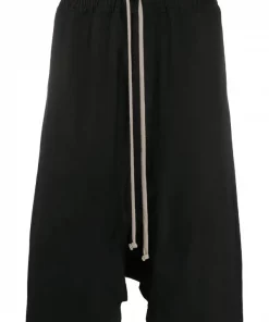 Rick Owens Short à Coupe Sarouel 09 NERO