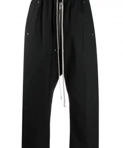 Rick Owens 09 BLACK Pantalon à Effet Sarouel Homme
