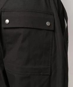 Rick Owens 09 BLACK Pantalon à Effet Sarouel Homme -Rick Owens Soldes 15589296 28072925 600