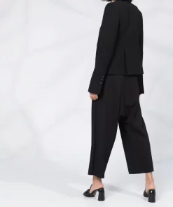 Rick Owens 09 BLACK Blazer Droit Classique Femme 13 Rick Owens 09 BLACK Blazer Droit Classique Femme -Rick Owens Soldes 15591473 28229416 600