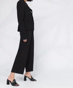 Rick Owens 09 BLACK Blazer Droit Classique Femme 11 Rick Owens 09 BLACK Blazer Droit Classique Femme -Rick Owens Soldes 15591473 28230573 600