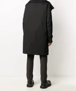 Rick Owens Manteau Long à Col Italien Femme -Rick Owens Soldes 15597348 28223665 600