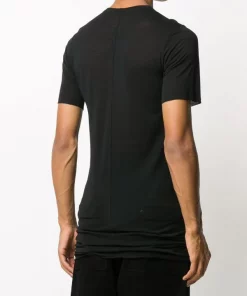Rick Owens 09 BLACK T-shirt à Coupe Ajustée Homme -Rick Owens Soldes 15600333 28328980 600