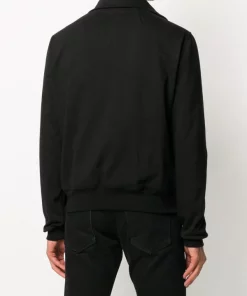 Rick Owens Veste à Fermeture Zippée Décalée 09 BLACK -Rick Owens Soldes 15615147 28322376 600