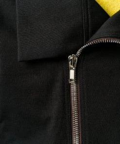 Rick Owens Veste à Fermeture Zippée Décalée 09 BLACK -Rick Owens Soldes 15615147 28322377 600