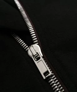 Rick Owens Veste à Fermeture Zippée Décalée 09 BLACK -Rick Owens Soldes 15615147 28323367 600