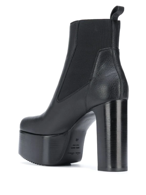Rick Owens Bottines à Semelle à Plateforme Femme 4 Rick Owens Bottines à Semelle à Plateforme Femme – Image 3