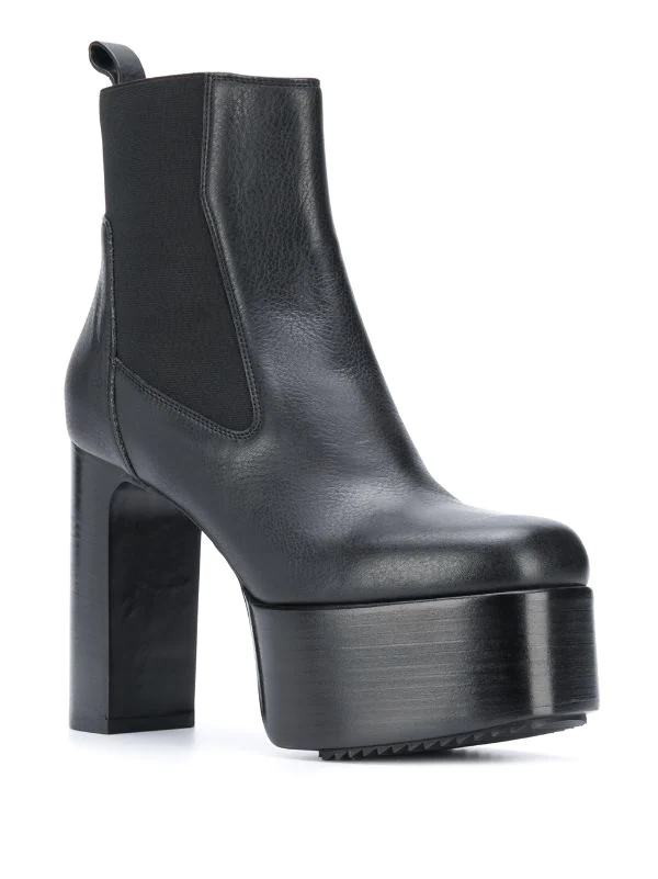 Rick Owens Bottines à Semelle à Plateforme Femme 3 Rick Owens Bottines à Semelle à Plateforme Femme – Image 2