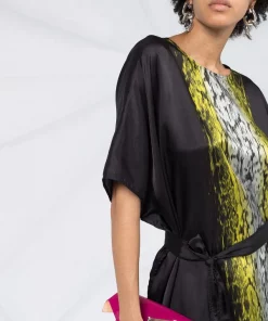 Rick Owens Robe Imprimée Mi-longue Femme -Rick Owens Soldes 15647297 28413999 600