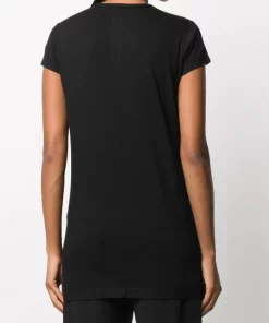 Rick Owens 09 BLACK T-shirt Classique Femme -Rick Owens Soldes 15660160 28867117 600