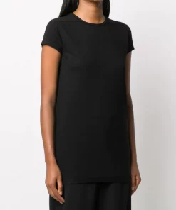 Rick Owens 09 BLACK T-shirt Classique Femme -Rick Owens Soldes 15660160 28867118 600