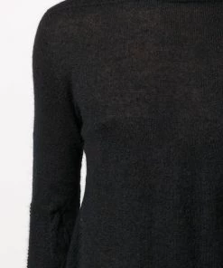 Rick Owens Pull Long En Maille Légère Homme -Rick Owens Soldes 15685822 29119274 600