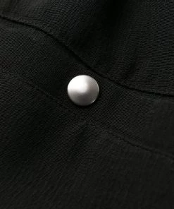 Rick Owens Pantalon Crop à Lien De Resserrage 09 BLACK -Rick Owens Soldes 15725293 28641279 600