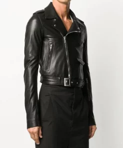 Rick Owens 09 BLACK Veste De Moto Zippée Homme 9 Rick Owens 09 BLACK Veste De Moto Zippée Homme -Rick Owens Soldes 15733237 28935188 600