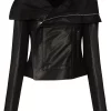 Rick Owens Veste De Moto En Cuir Femme -Rick Owens Soldes 15737502 32144990 600