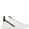 Rick Owens Baskets En Cuir 81961 DIRTY WHITE/BLACK/OYSTER -Rick Owens Soldes 15745560 32133182 600