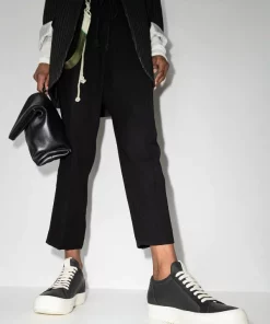 Rick Owens 911 BLACK Baskets Bumper En Cuir Femme -Rick Owens Soldes 15745584 31795413 600