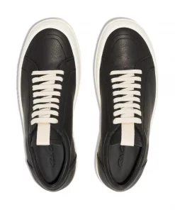 Rick Owens 911 BLACK Baskets Bumper En Cuir Femme -Rick Owens Soldes 15745584 31795414 600