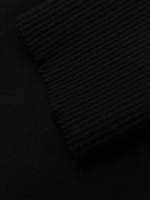 Rick Owens Robe Fendue à Col V 09 BLACK 9 Rick Owens Robe Fendue à Col V 09 BLACK – Image 7